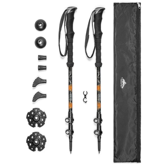 Cascade Mountain Tech - Aluminum Quick Lock Trekking Poles (EVA Grip)