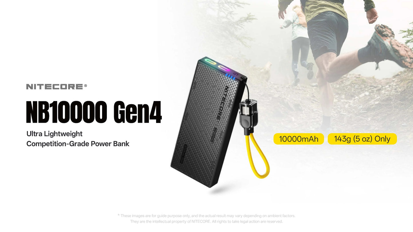 Nitecore - NB10000 Gen4 Ultralight 10000mAh Power Bank
