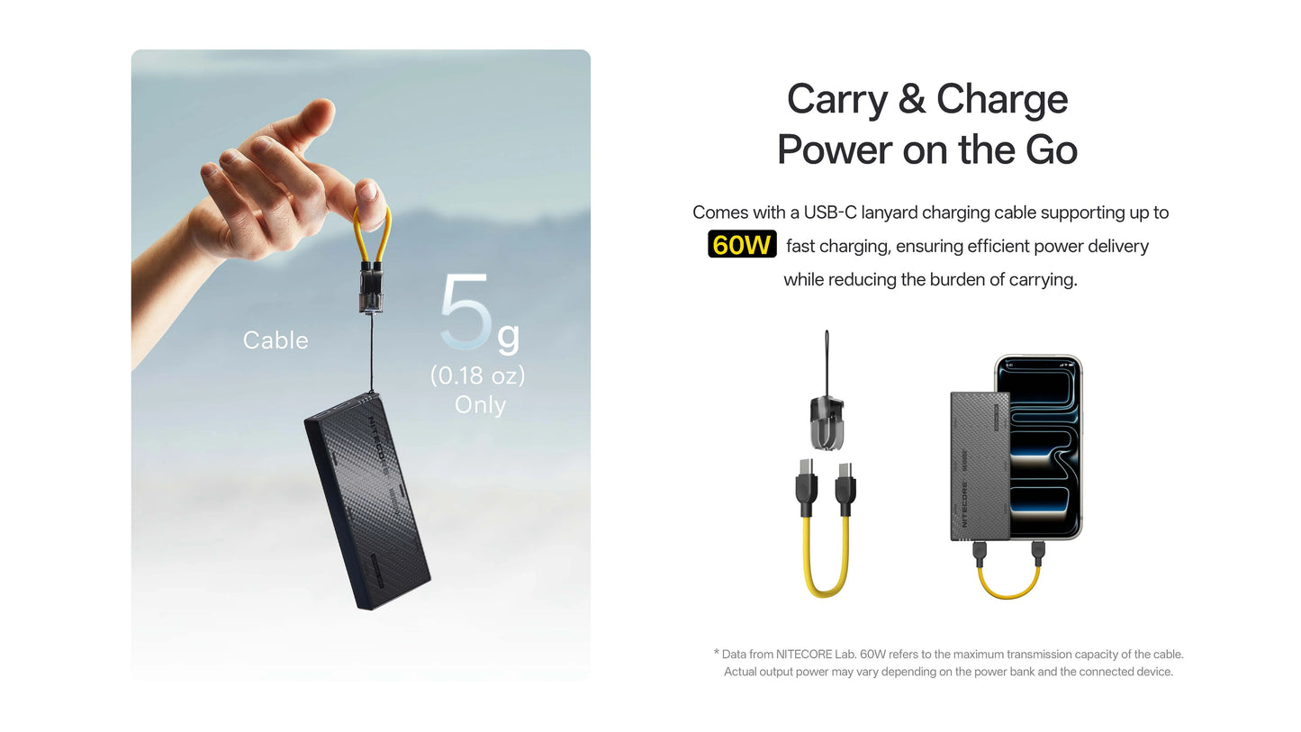 Nitecore - NB10000 Gen4 Ultralight 10000mAh Power Bank