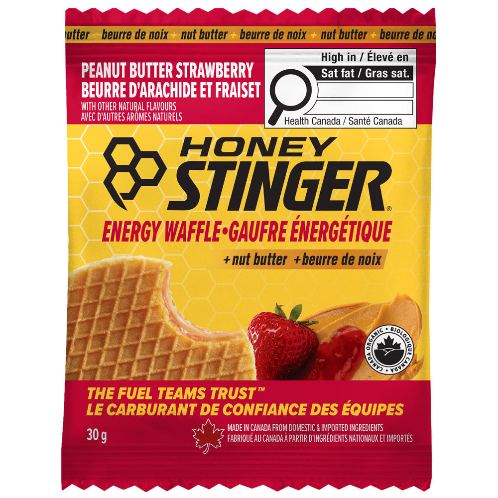 Honey Stinger - Peanut Butter Strawberry Nut Butter Energy Waffle
