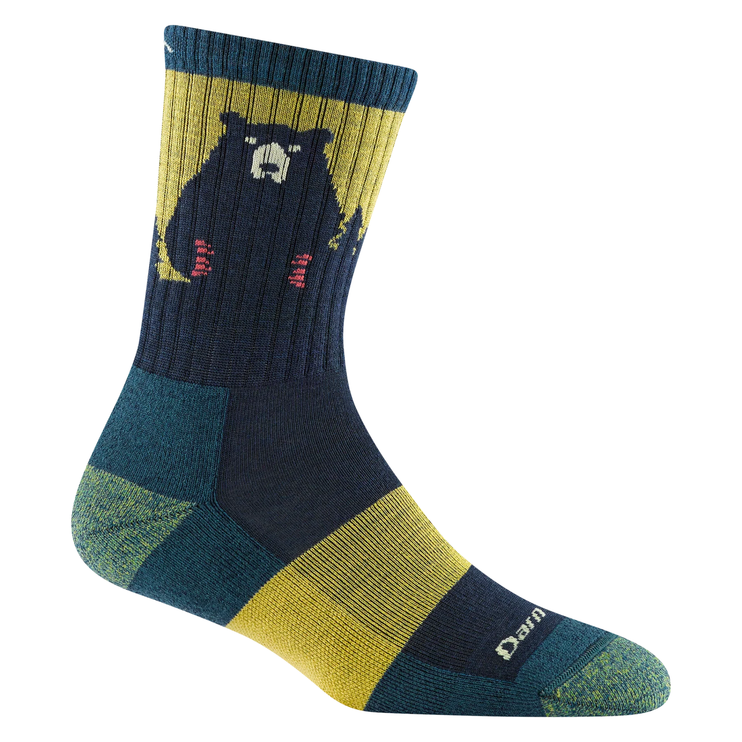 Darn Tough - 1970 Women's Hiker Bear Town Micro Crew Sock Lightweight with Cushion