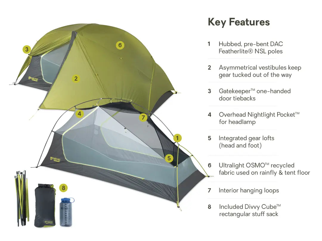 Nemo - Dragonfly OSMO 3 Person Tent