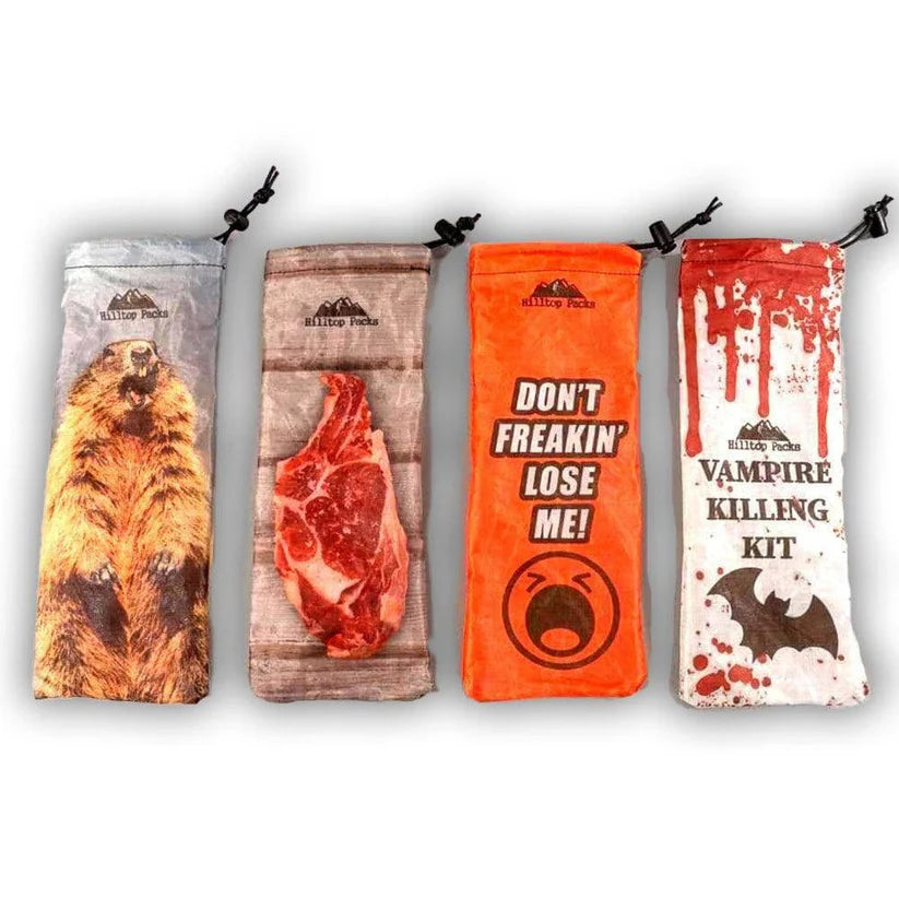 Hilltop Packs - Ultralight Tent Stake Bags, Printed