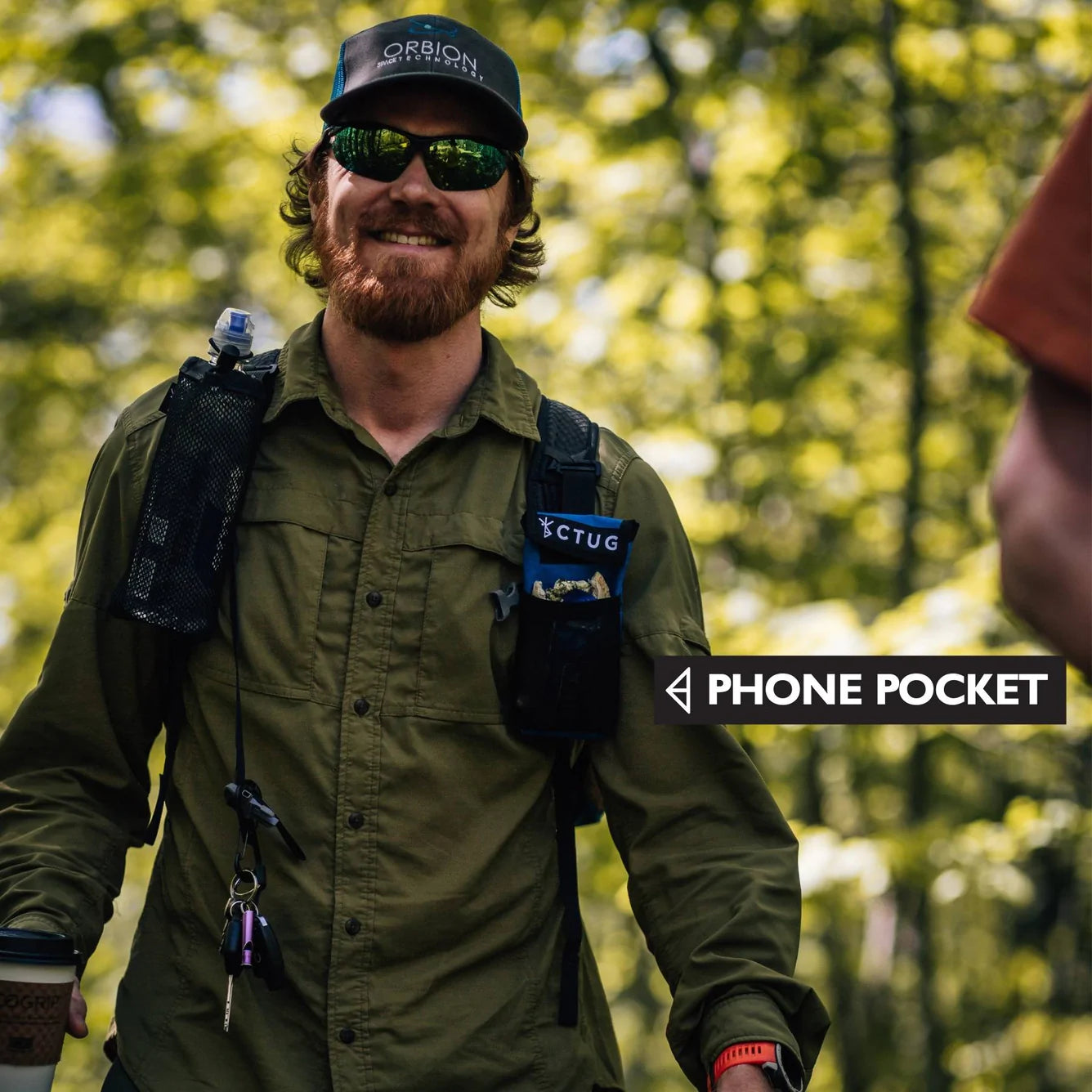 Chicken Tramper - Shoulder Strap Phone Pocket