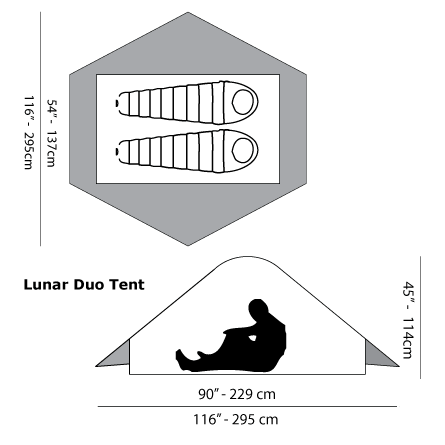 Six Moons Designs - Lunar Duo Explorer Backpacking Tent