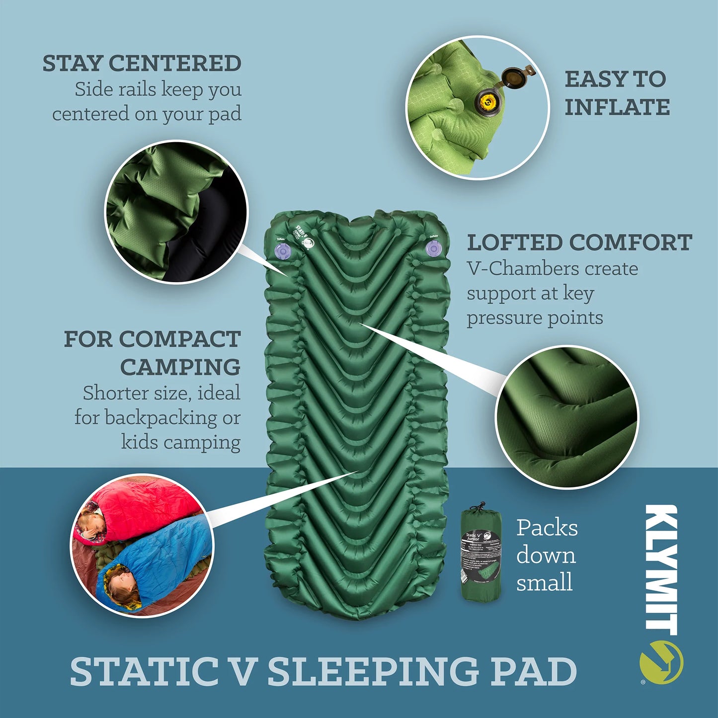 Klymit - Static V Short Sleeping Pad