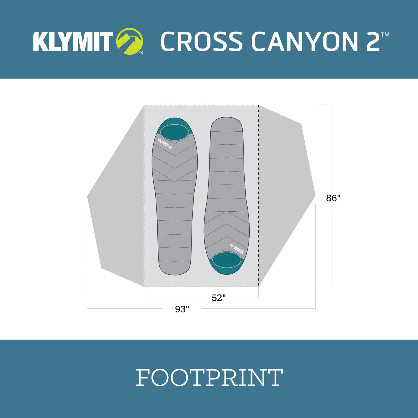 Klymit - Cross Canyon 2 Person Tent