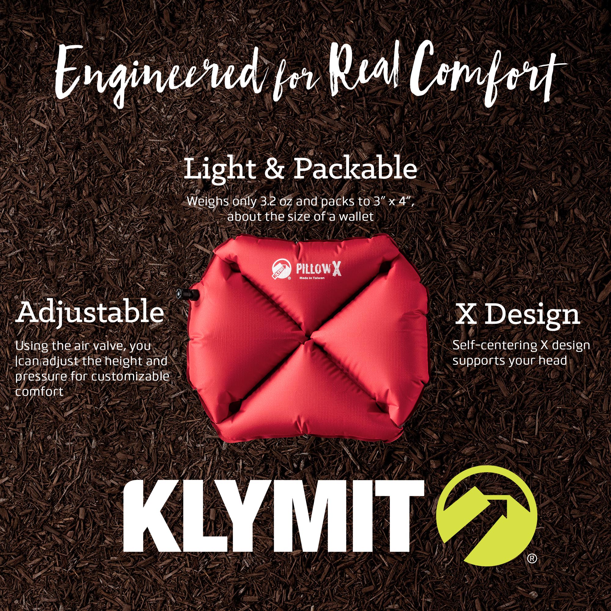 Klymit discount inflatable pillow