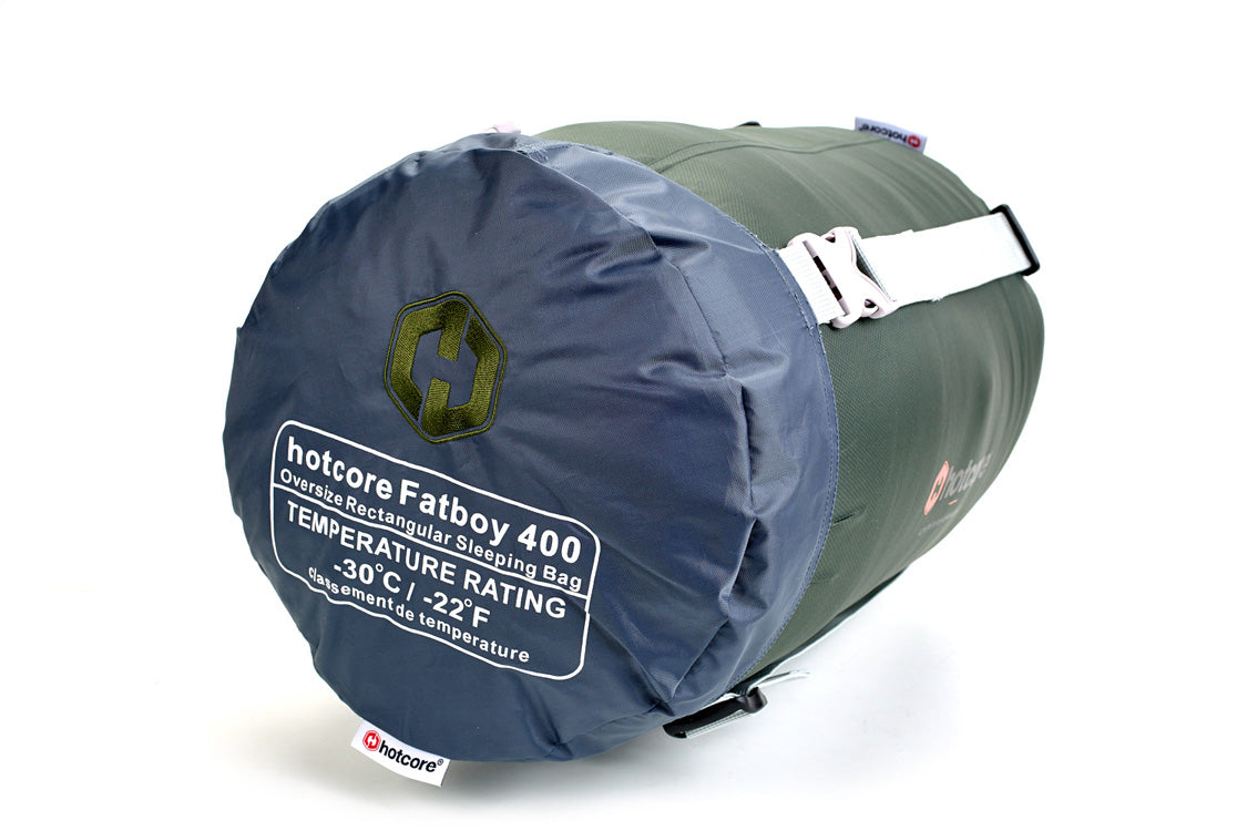 Hotcore - Fatboy 400 Over Sized Rectangular Sleeping Bag (-20°C)