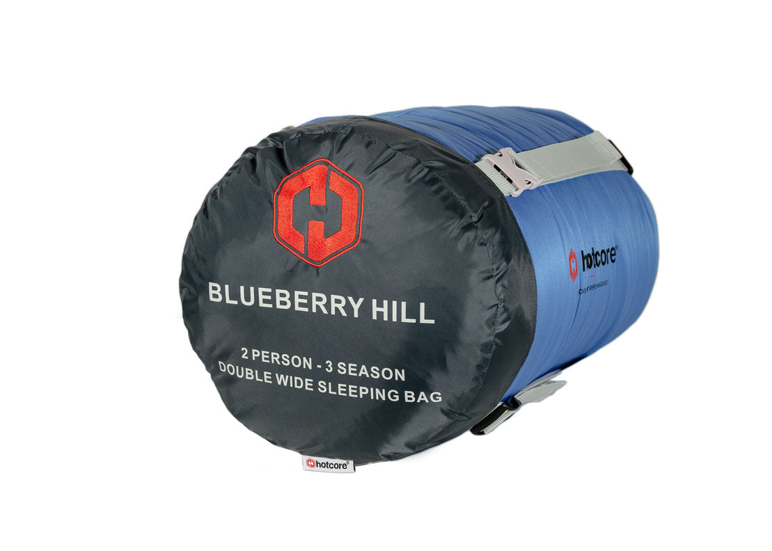 Hotcore - Blueberry Hill Three Season Double Wide Sleeping Bag (-7°C)