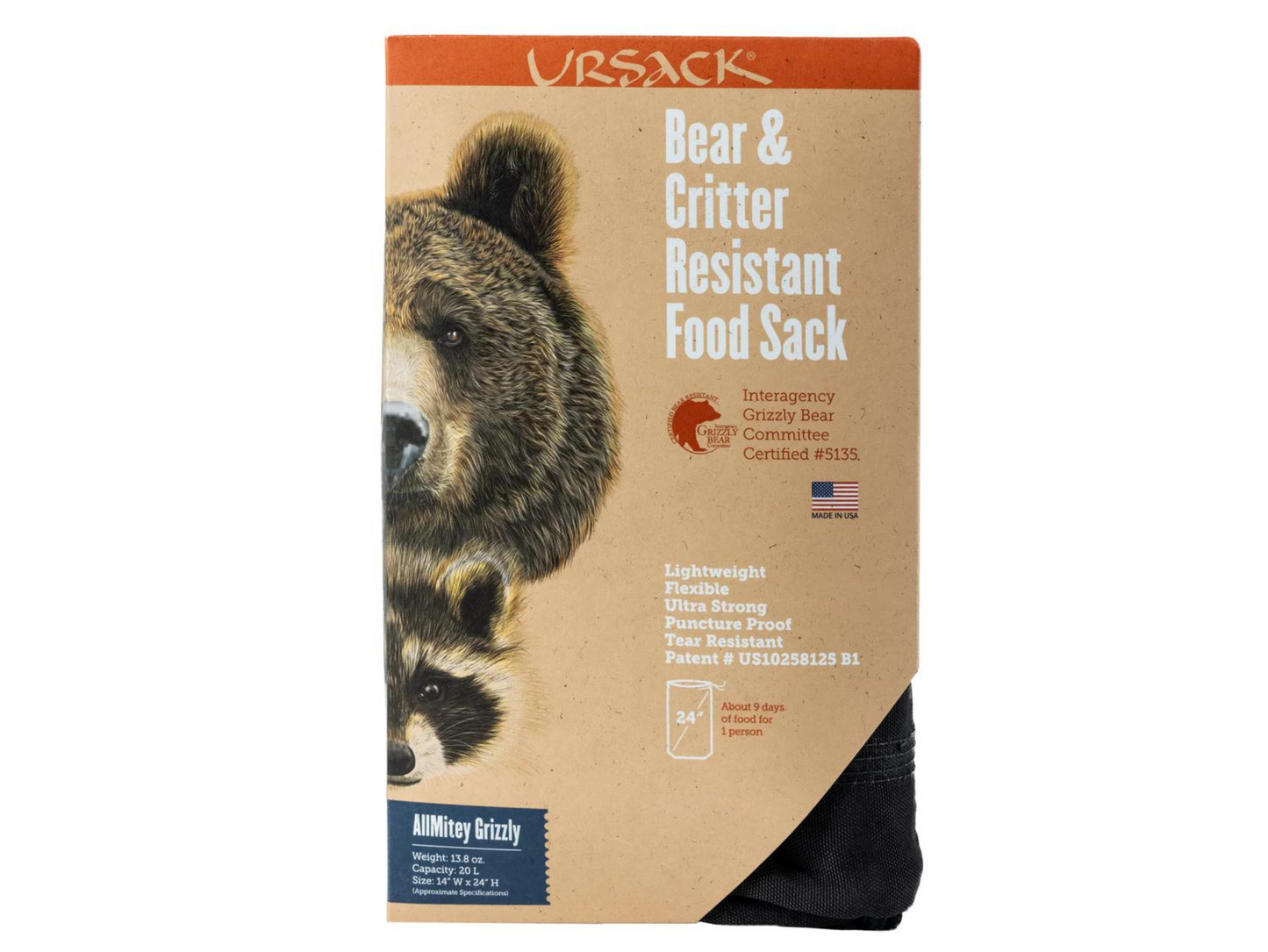 Ursack - AllMitey Grizzly Bear Resistant Food Sack
