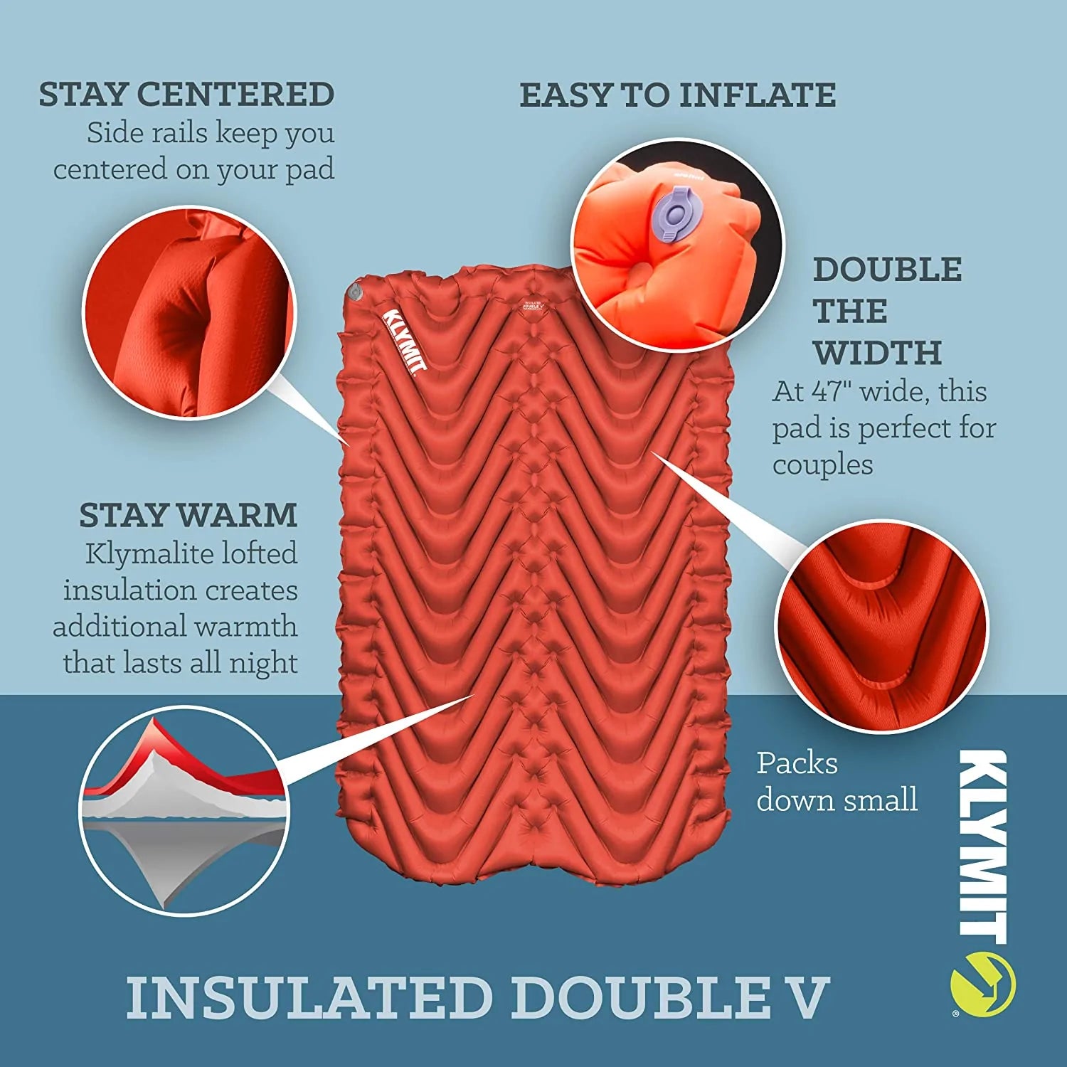 Klymit Insulated Double V Sleeping Pad