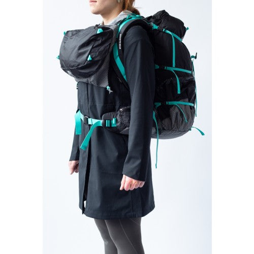 Granite Gear Blaze 60L Backpack Women s Black Black Gingham Teal Short